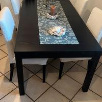 Tavolo legno allungabile + 6 sedie