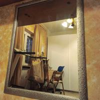 Specchio cornice in legno argento