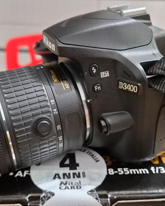 Macchina fotografica Nikon D3400