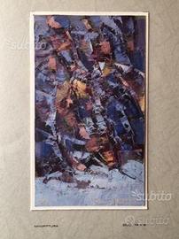 Minipittura di Elmo Ambrosi