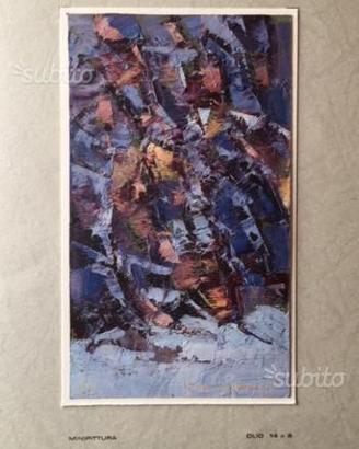 Minipittura di Elmo Ambrosi
