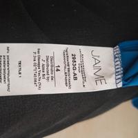 abito blu elettrico ragazzina