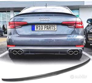 SPOILER PER AUDI A4 B9 SEDAN 15-18 IN CARBONIO