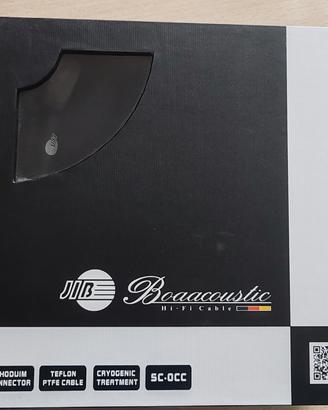 Cavo RCA - Hi-End -Jib Boaacoustic Rame OCC Rhodio