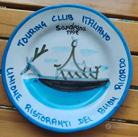 Piatto Buon Ricordo "Touring Club Italiano" 1992