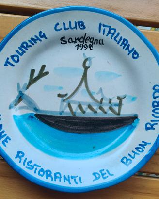 Piatto Buon Ricordo "Touring Club Italiano" 1992