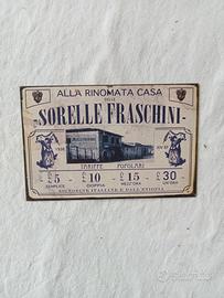cartello vintage 