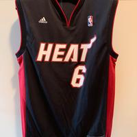 Canotta NBA Miami Heat Lebron James 6 Adidas