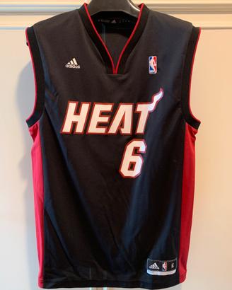Canotta NBA Miami Heat Lebron James 6 Adidas