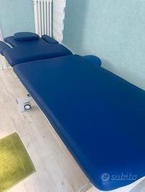 Lettino fisioterapia/ massaggio e sgabello