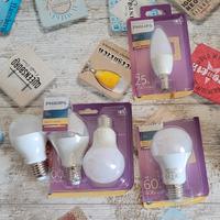 Philiphs lampadine a led a goccia e27/e14, NUOVE