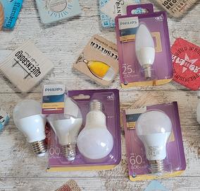 Philiphs lampadine a led a goccia e27/e14, NUOVE