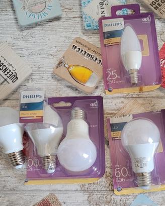 Philiphs lampadine a led a goccia e27/e14, NUOVE