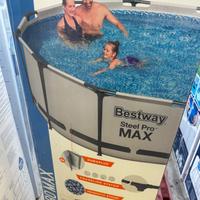 Piscina bestway steel pro max