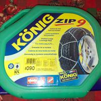 CATENE DA NEVE KONIG ZIP 9 COME NUOVE