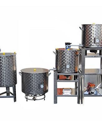 Impianto produzione birra homebrewing 100 litri