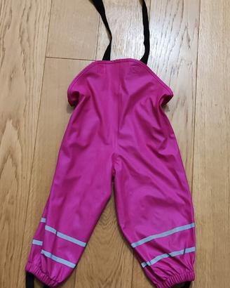Pantaloni impermeabili bambina