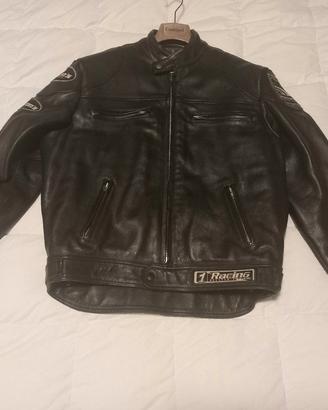 Giacca da moto Helstons da uomo, Vera pelle
