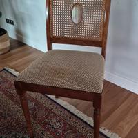 6 sedie paglia di Vienna