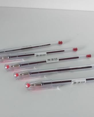 5 penne superb rosse punta fine