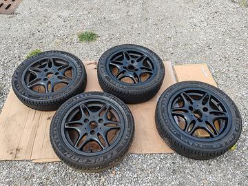 Cerchi SMART Originali 3 fori + 4 Pneumatici Gomme