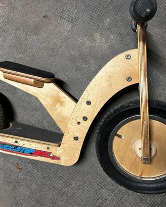 Wooden stepbike - Bici in legno per bambini 2 in 1