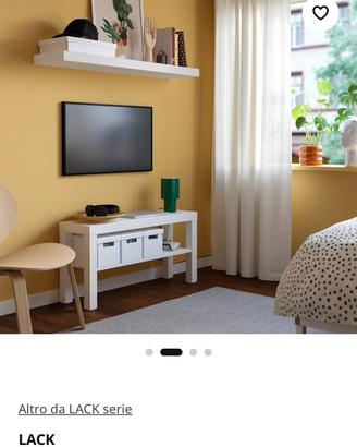 Mobiletto Ikea Lack bianco