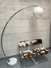 4 sedie cantilever cavallino