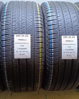 4 GOMME 285 45 22 PIRELLI 4 STAGIONI RIF4451