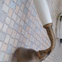 Antico Soffione telefono doccia- Plafoniera vetro