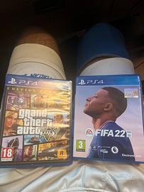 Videogiochi gta5 Edition Premium e Fifa 22