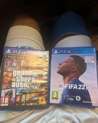 Videogiochi gta5 Edition Premium e Fifa 22