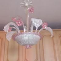 Lampadario Murano + 2 applique