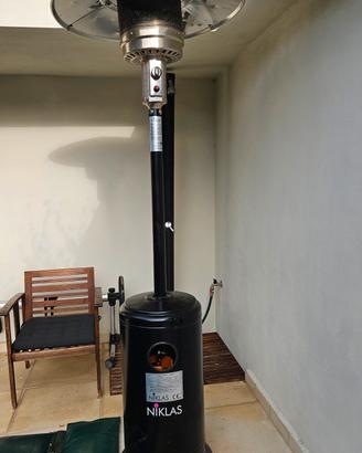 Termopatio da esterno niklas gpl nero 5-13 kw