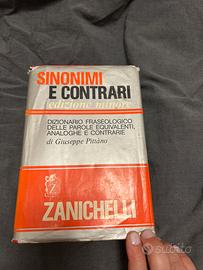 “Sinonimi e contrari” Zanichelli