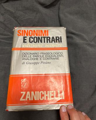 “Sinonimi e contrari” Zanichelli