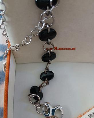 Collana argento Molecole