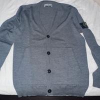 Cardigan stone island grigio chiaro