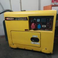 GENERATORE DI CORRENTE VINCO TRIFASE DIESEL AVR 5k