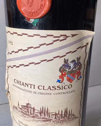 Vino Chianti classico A. Salvadori SAN PIERO 1982