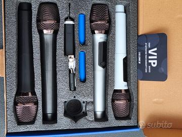 4 Microfoni Wireless Professionale K604 – Nuovo 