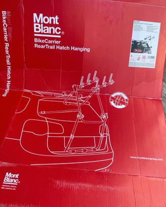 Porta bici Mont Blanc per 3 bici e usato 1 volta!