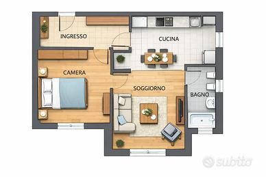 Bilocale zona San Zeno