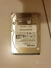 Toshiba 750 GB HDD interno 2,5" per portatili