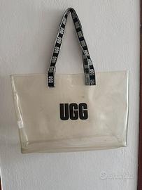 Borsa UGG in pvc con tracolla Logo