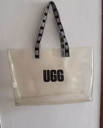 Borsa UGG in pvc con tracolla Logo