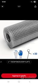 Rete metallica 150x5 m NUOVA – collo ingombrante
