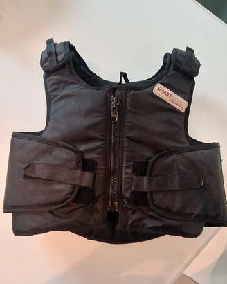 Gilet paraschiena e Cap-casco equitazione
