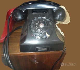 Telefono da tavolo vintage anni ’60 nero  bachelit