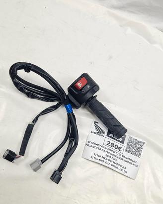 COMANDO GAS COMPLETO DI MANOPOLA E PULSANTIERA DX 